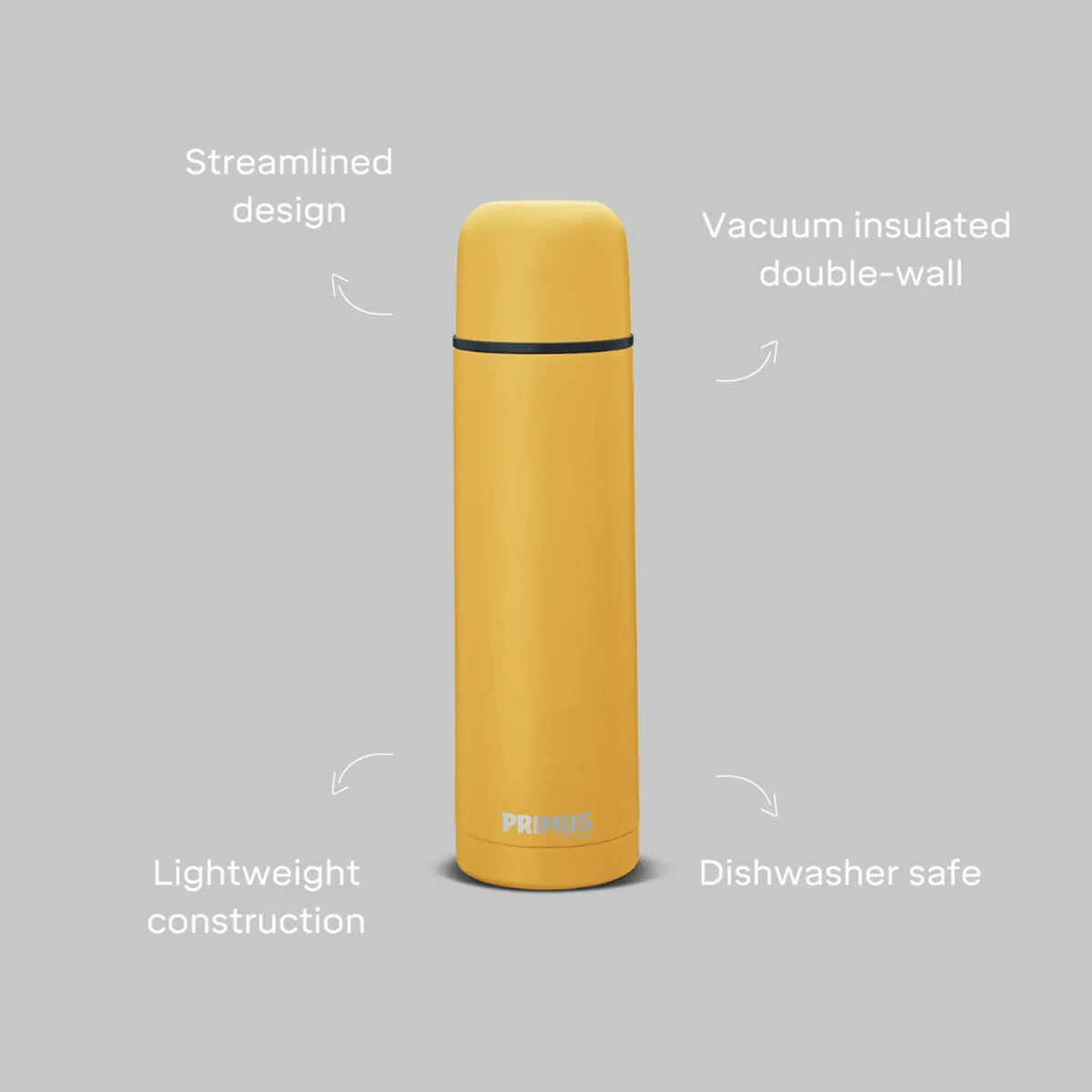 Classic Light termoflaske STONE GOLD / 0.35 L – Primus