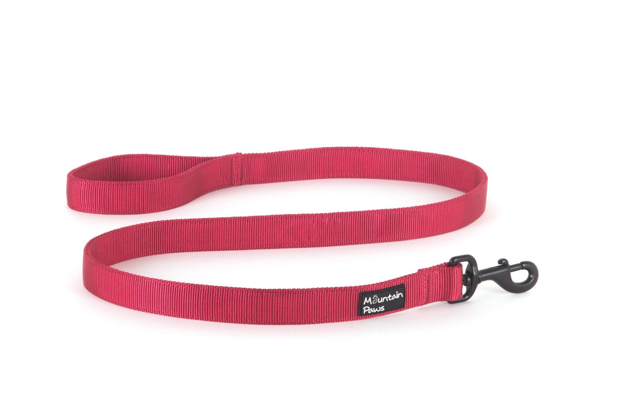 Ekstra robust hundebånd, Rød – Mountain Paws