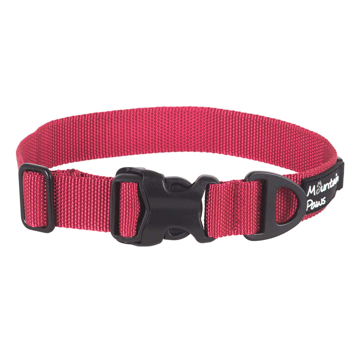 Ekstra slitesterkt hundehalsbånd, Large, Rød – Mountain Paws