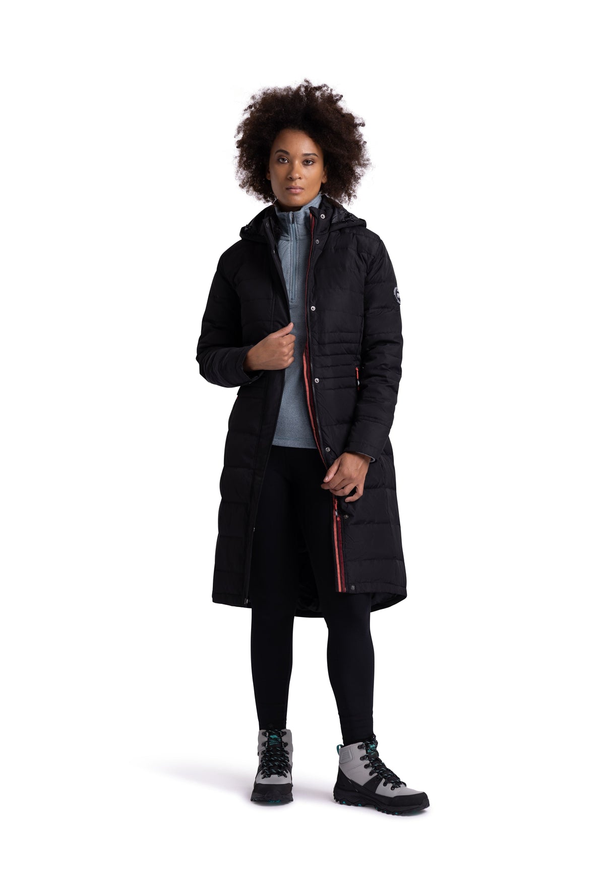 Bitsy- Female Down Jacket - Black - Trespass