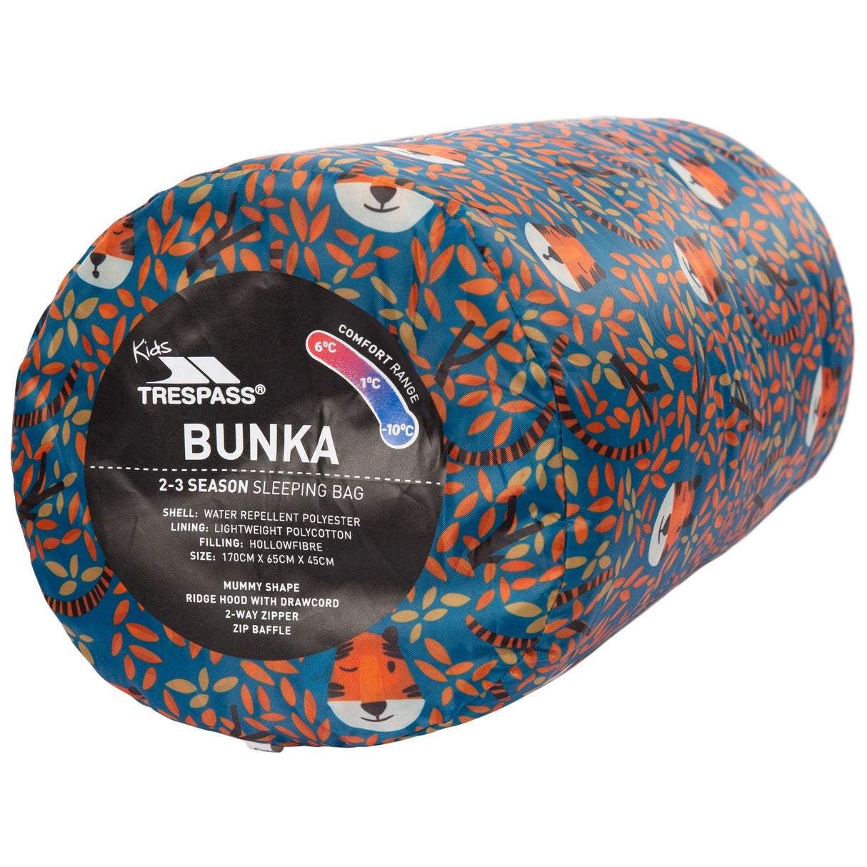 Bunka - Teal Tiger Print - Trespass