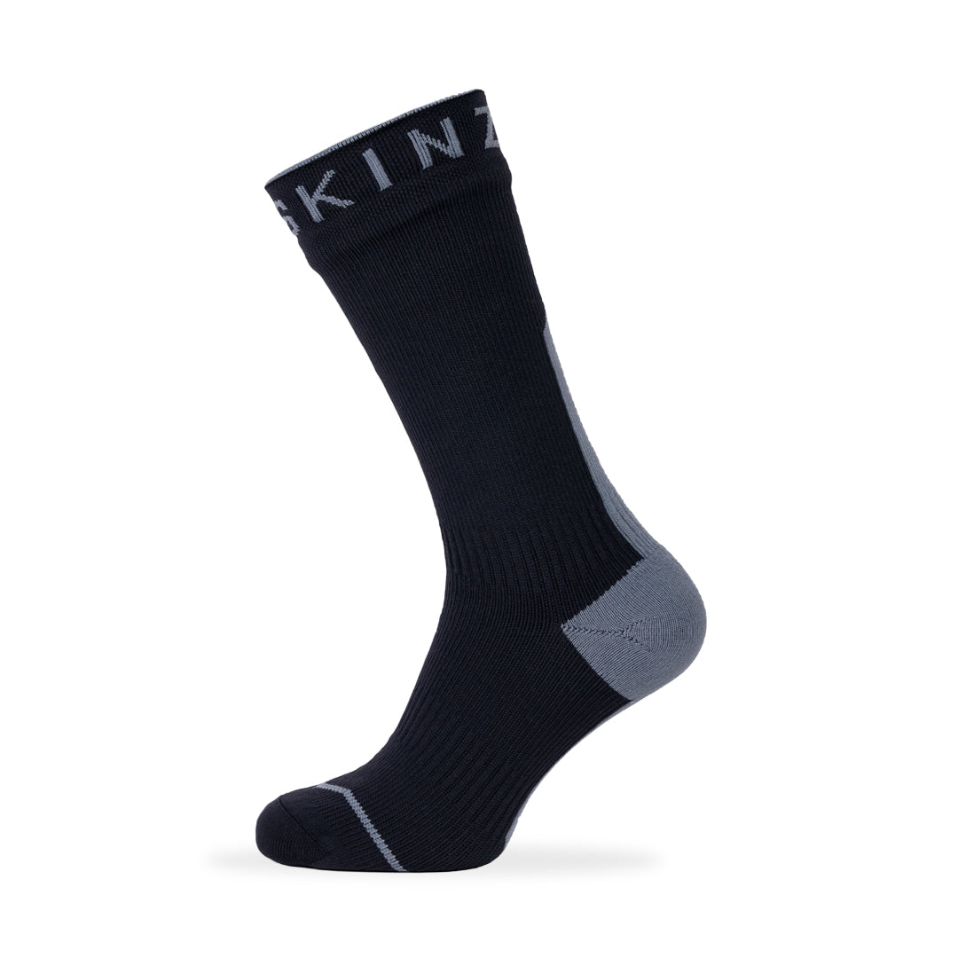 Briston WP All Wt. Mid Sock med Hydrostop – Svart/Grå – Sealskinz