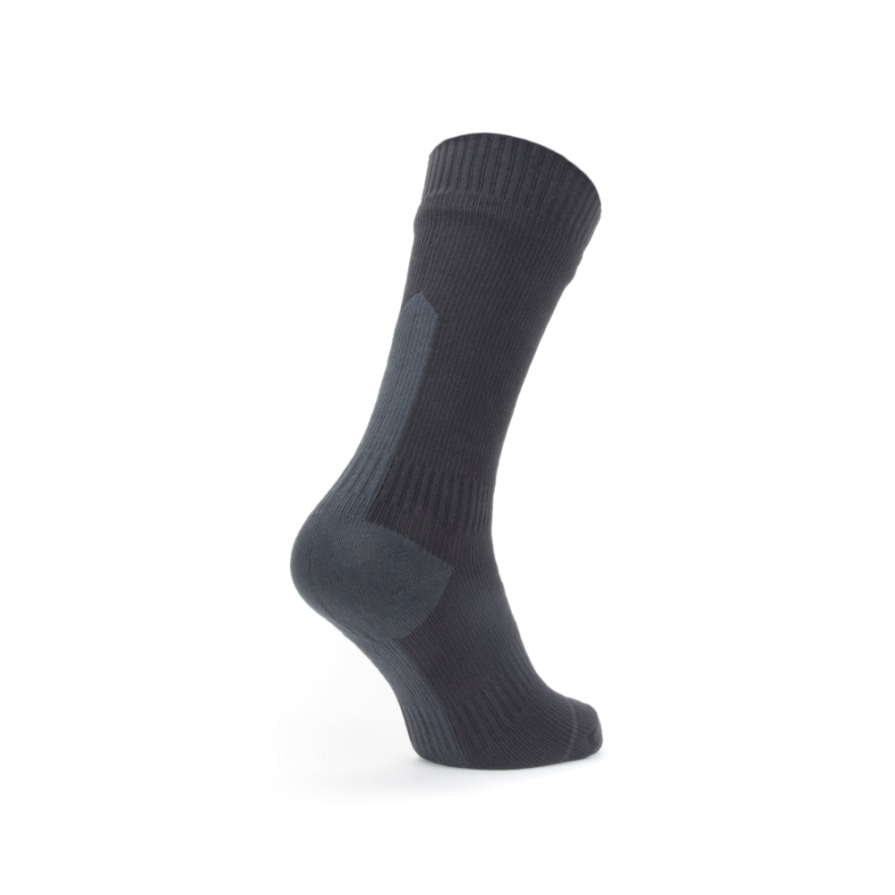 Briston WP All Wt. Mid Sock med Hydrostop – Svart/Grå – Sealskinz