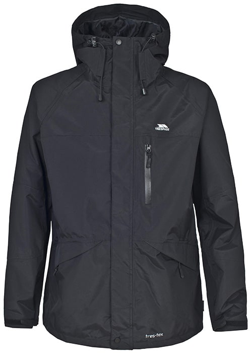 Corvo Jacket - Black - Trespass