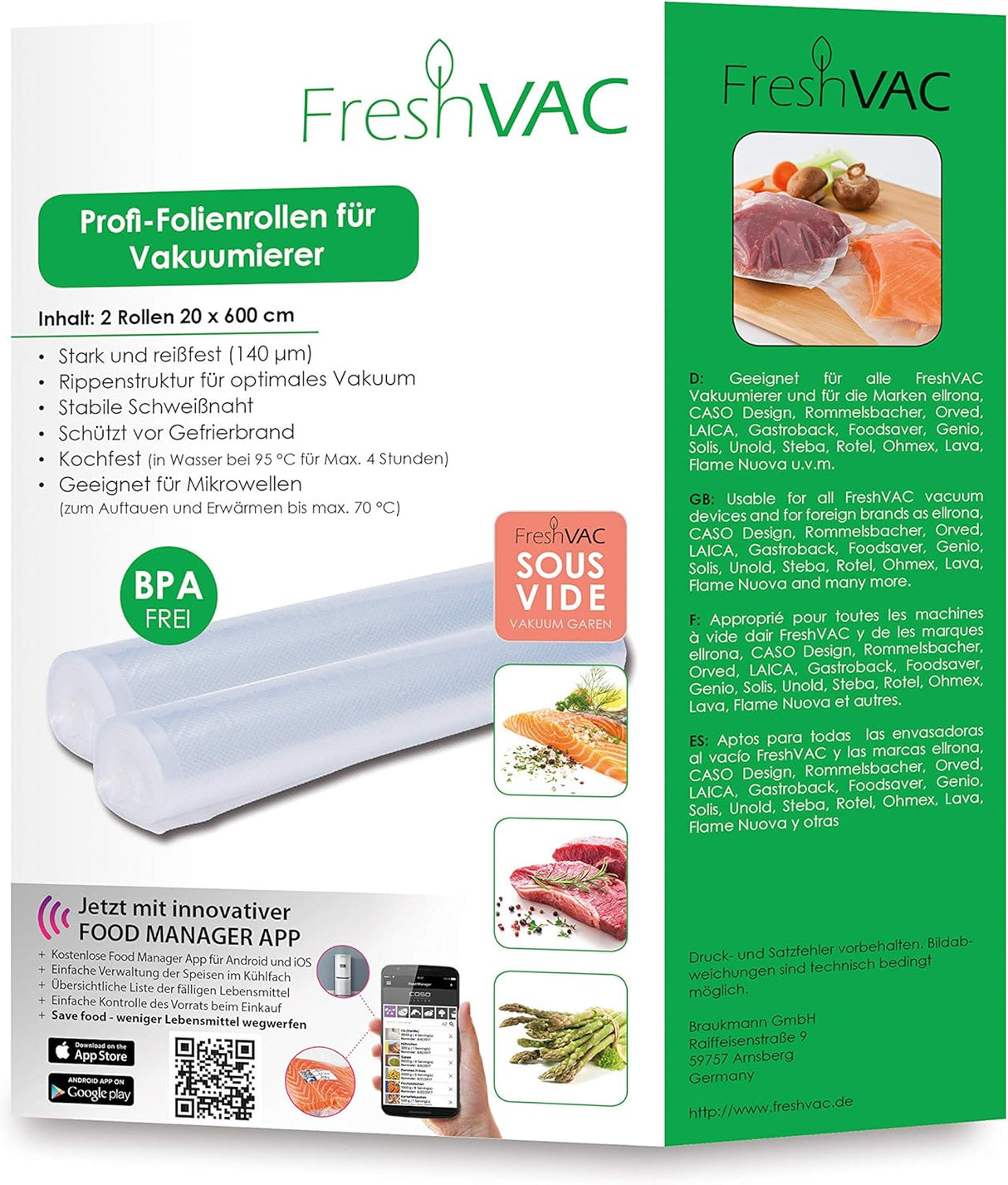 Pro Folieruller 20x600 cm – FreshVAC