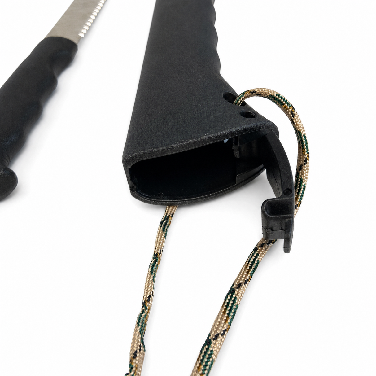 Økse med kniv i skjefte