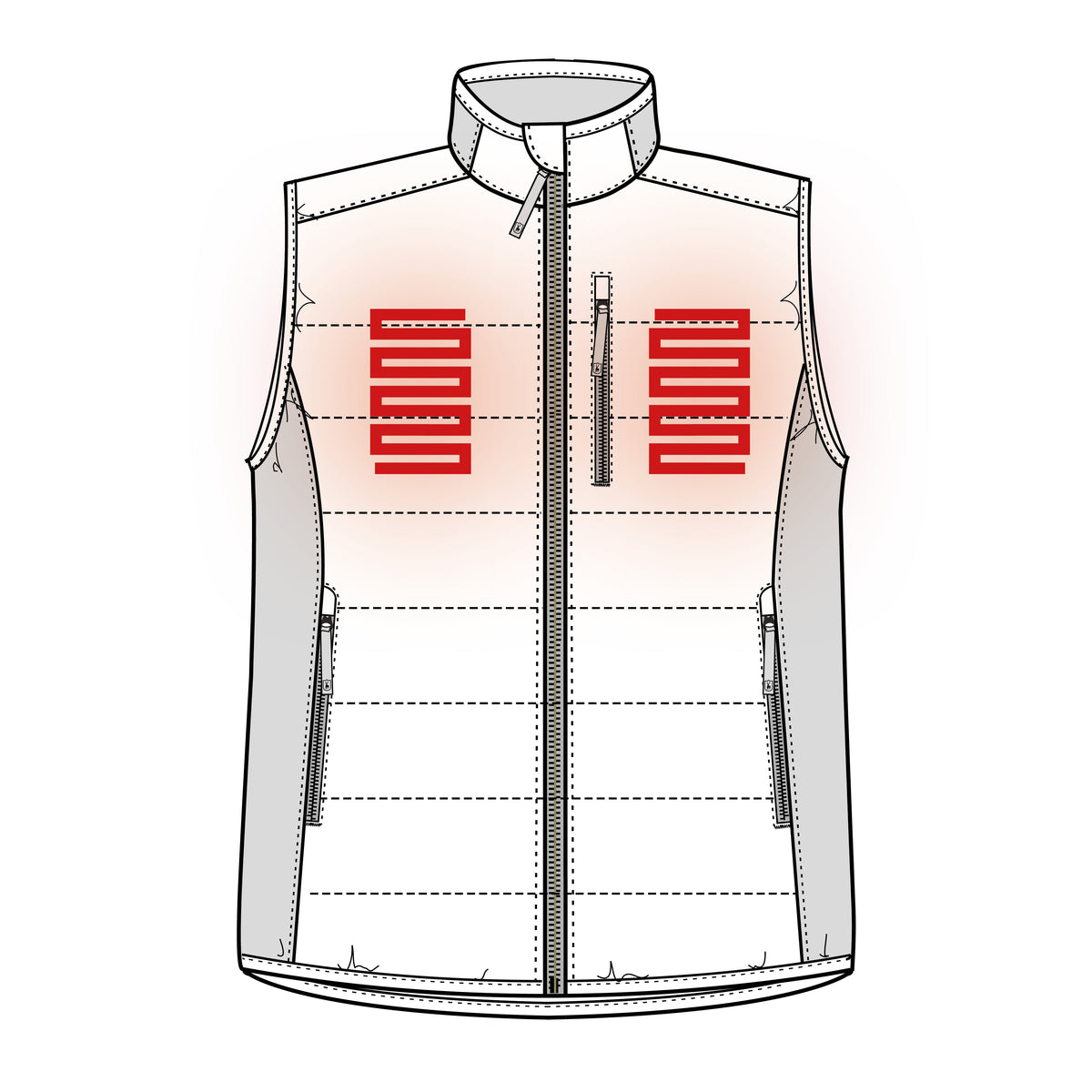 Heat vattert vest – Deerhunter