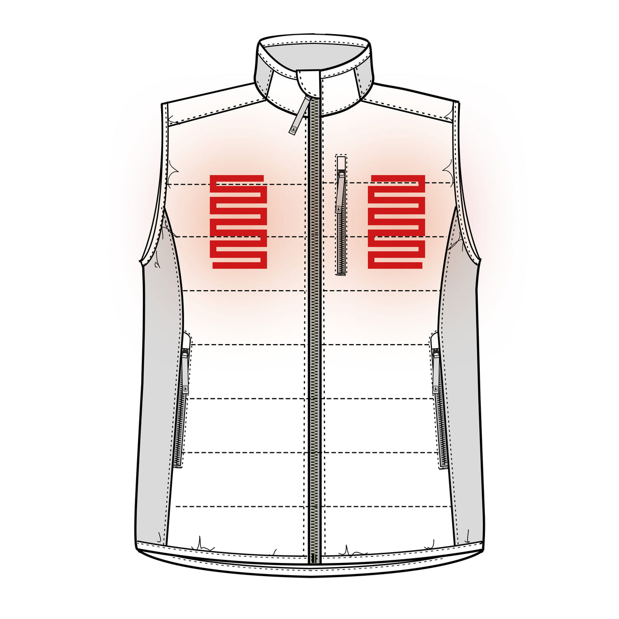Heat vattert vest – Deerhunter