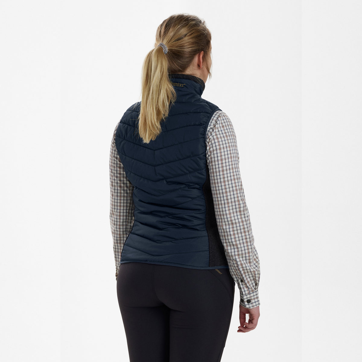 Lady Caroline Vattert Vest - Blå – Deerhunter