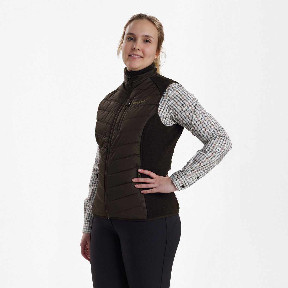 Lady Caroline Vattert Vest - Brun – Deerhunter