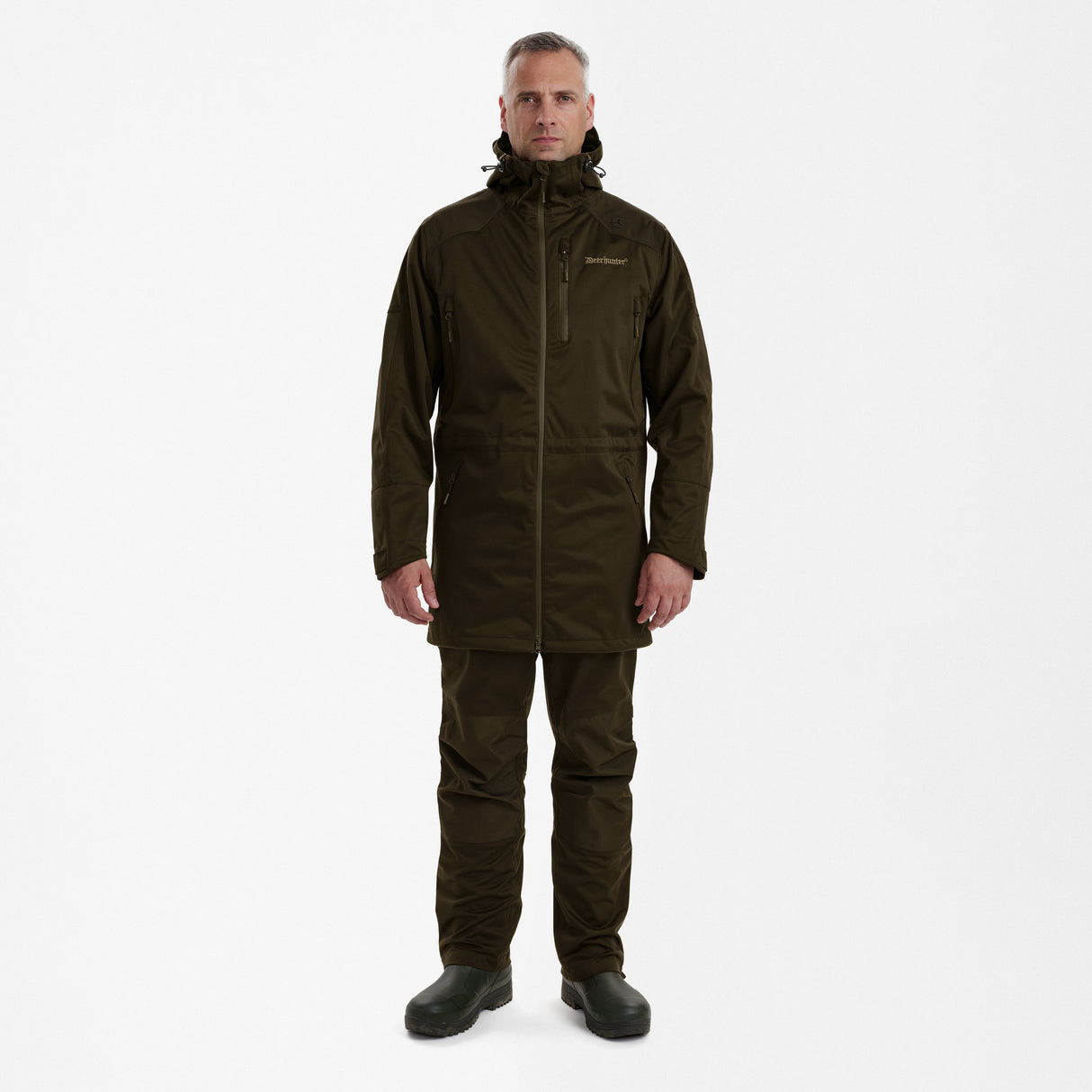 Excape Regnjakke Art Green – Deerhunter