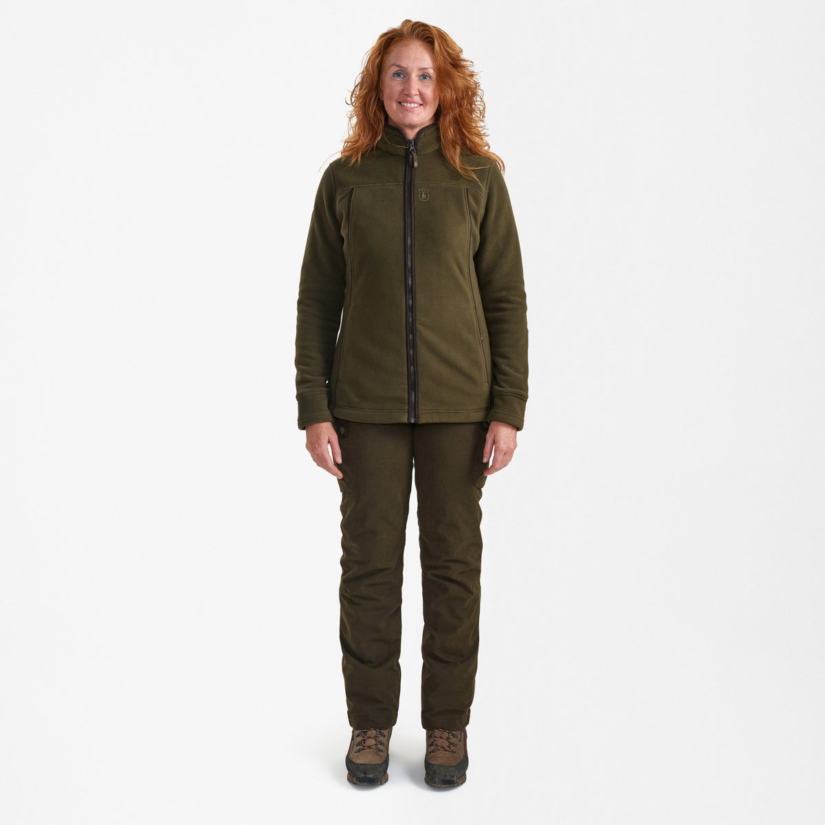 Lady Eagle Fleecejakke Tarmac Green – Deerhunter
