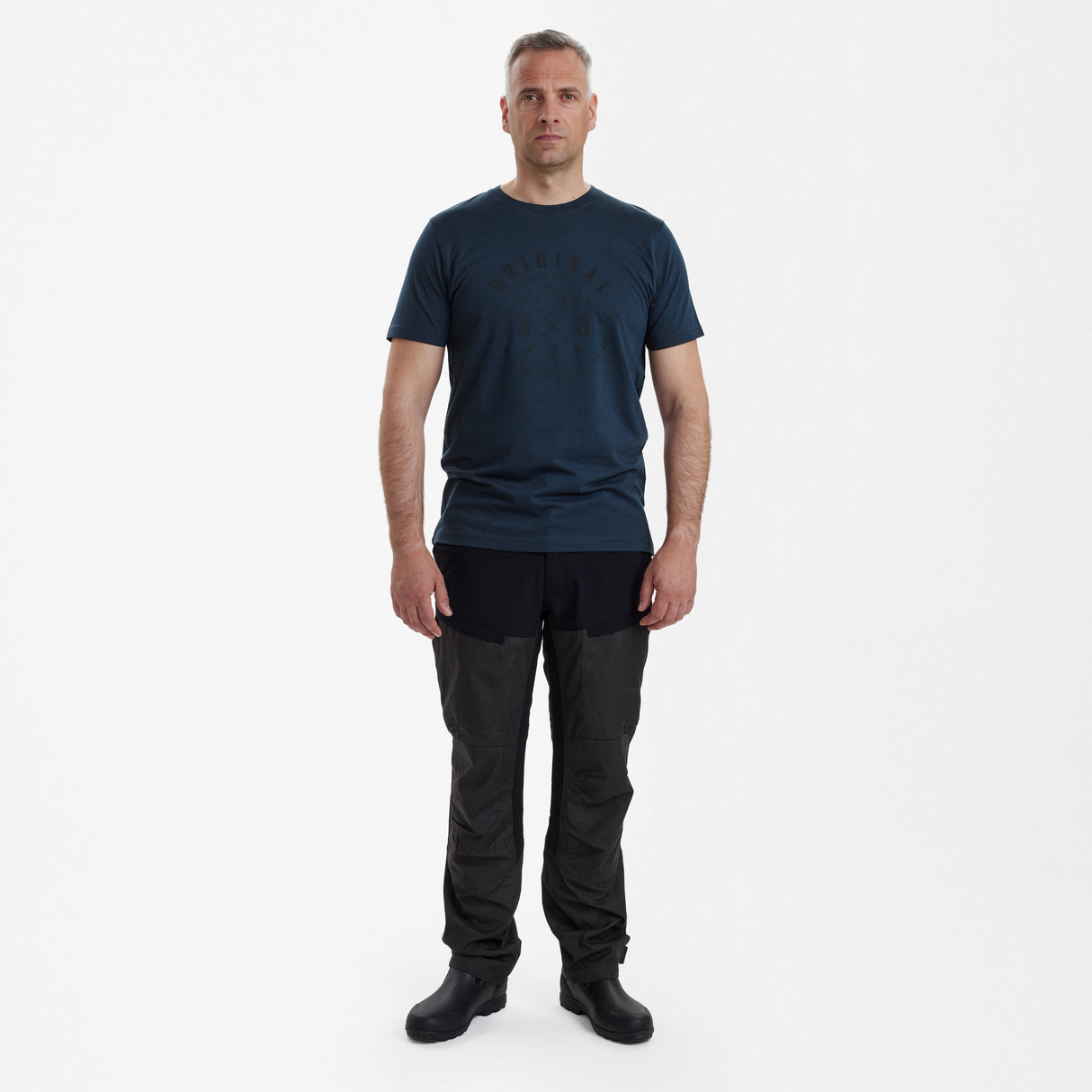 Nolan T-skjorte – Dark Blue – Deerhunter