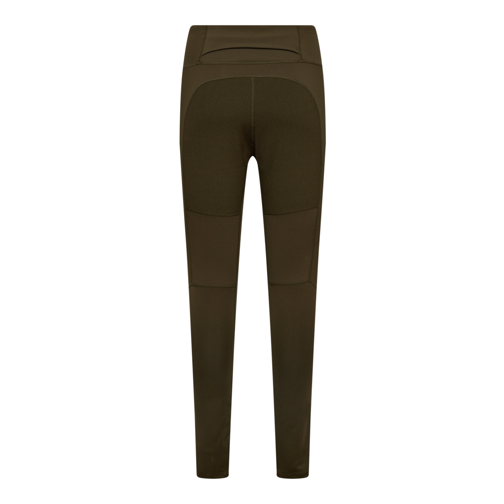 Lady Forsterkede Tights - Art Green – Deerhunter
