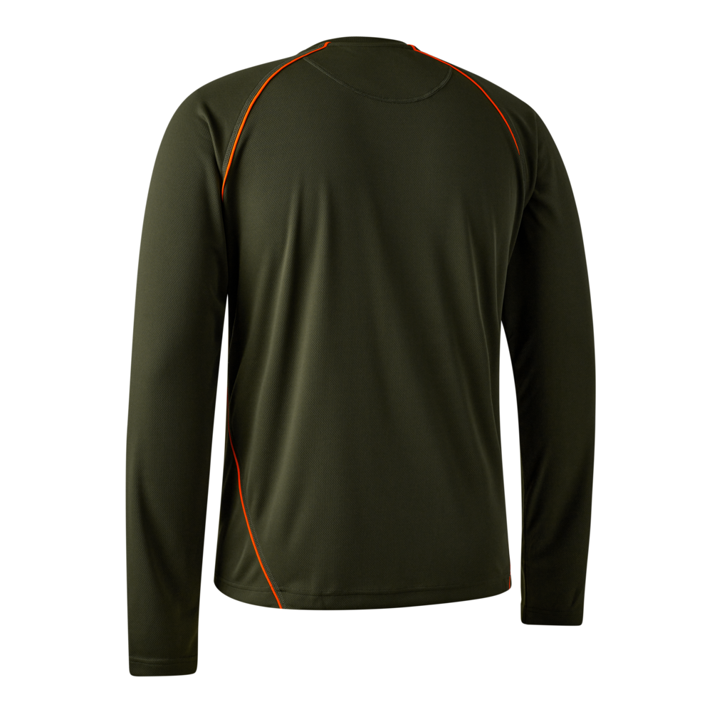 Chamois T-skjorte med lange ermer Forest Green – Deerhunter