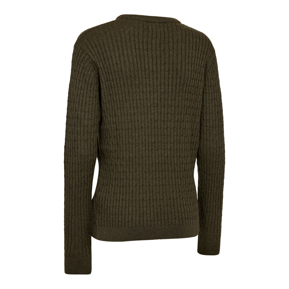 Lady Harrington Kabelstrikk - Forest Ember Melange – Deerhunter