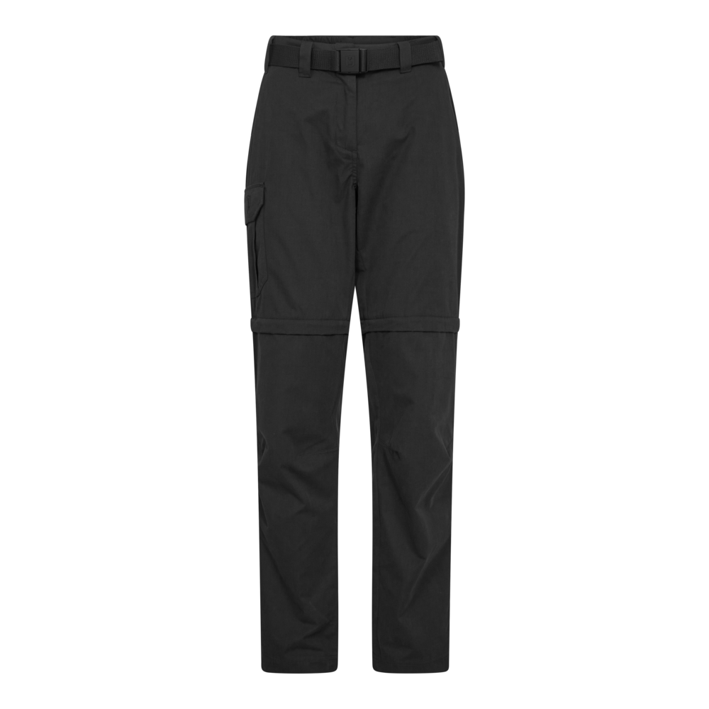 Lady Slogen Zip-Off Bukse - Black Ink – Deerhunter
