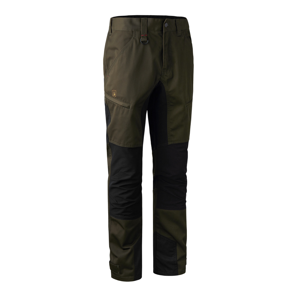 Rogaland stretchbukse med kontrast – Kort – Adventure Green – Deerhunter