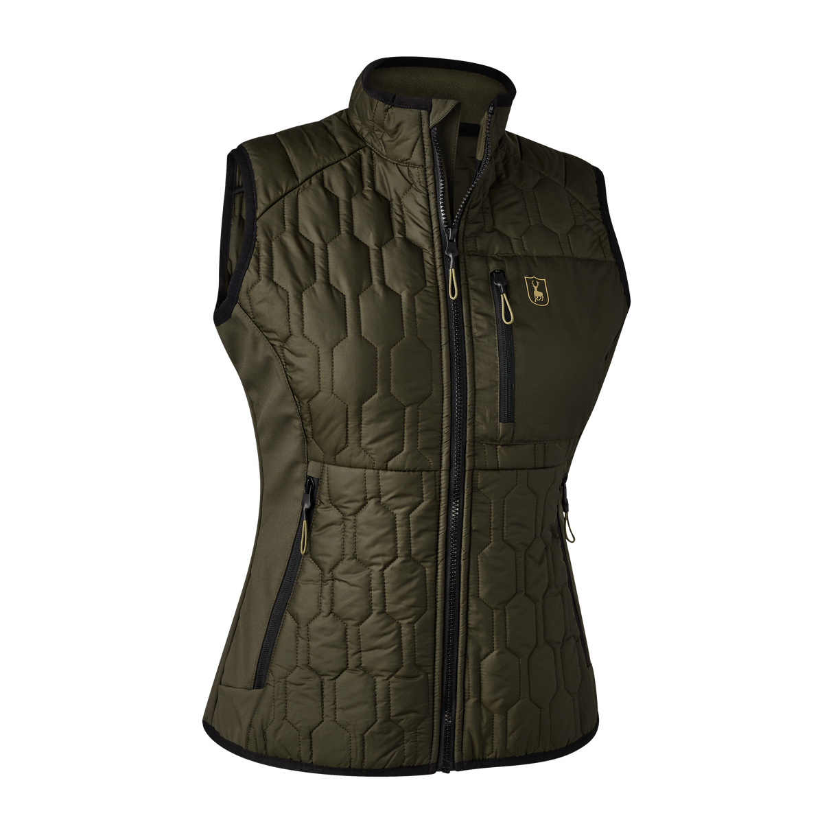 Lady Mossdale quiltet vest Forest Green – Deerhunter