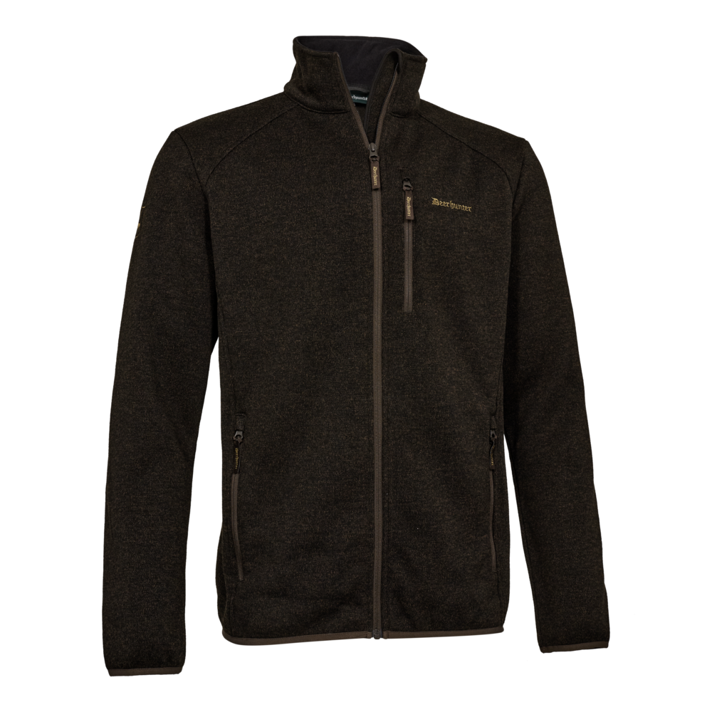 Moor Strikket Jakke - Brown Leaf – Deerhunter