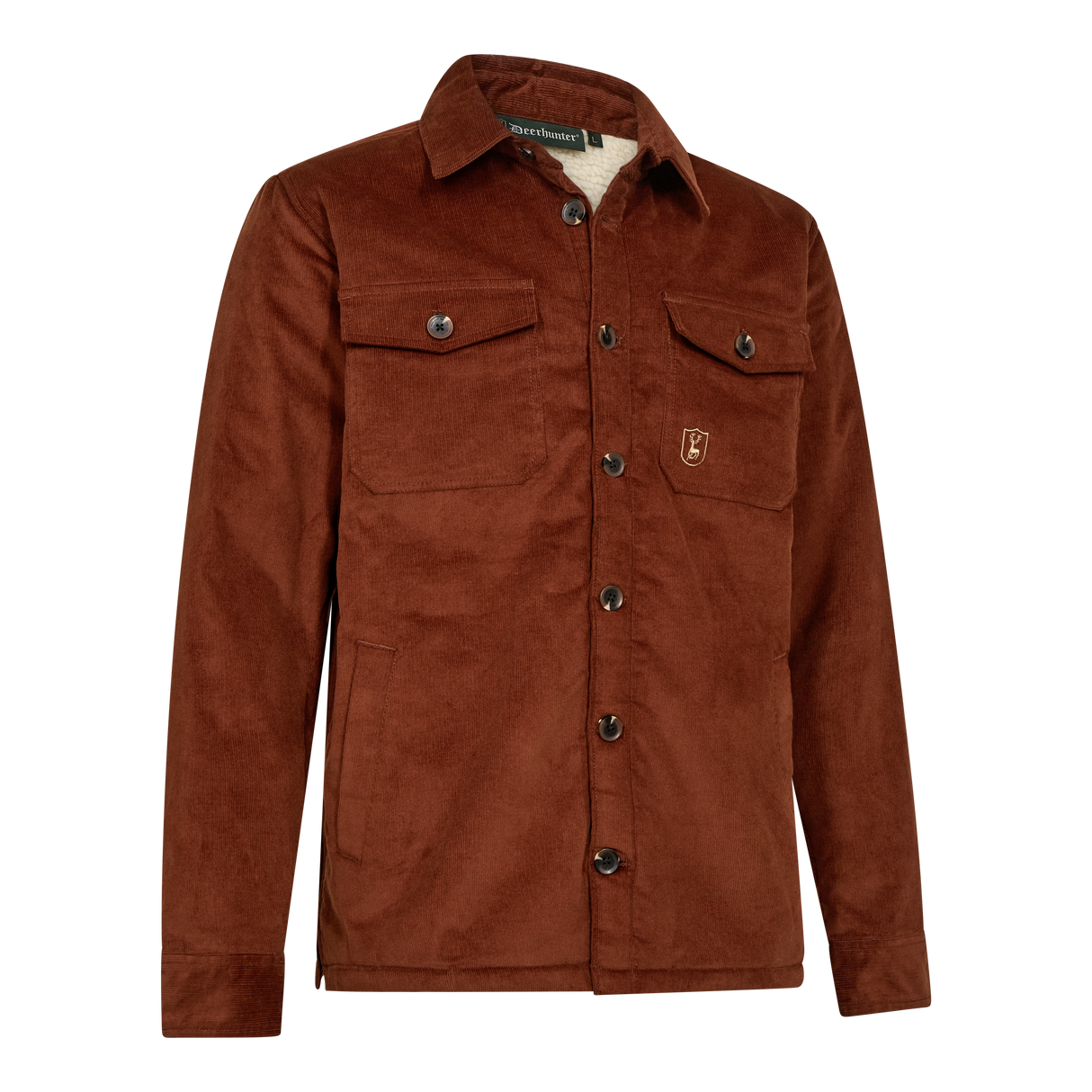 Sherpa-Fôret Fløyelsjakke - Rustleaf – Deerhunter