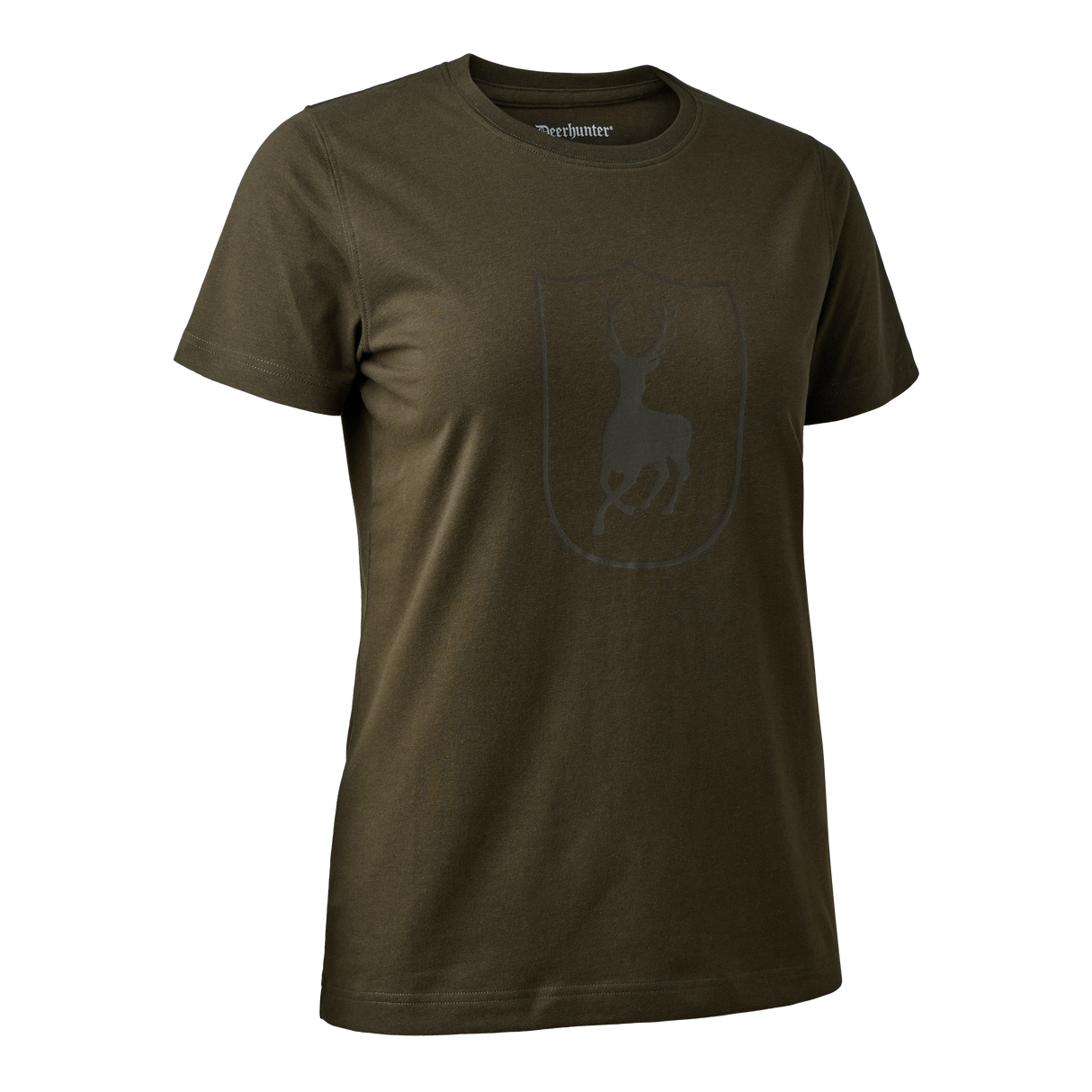 Lady T-skjorte med logo Fallen Leaf – Deerhunter