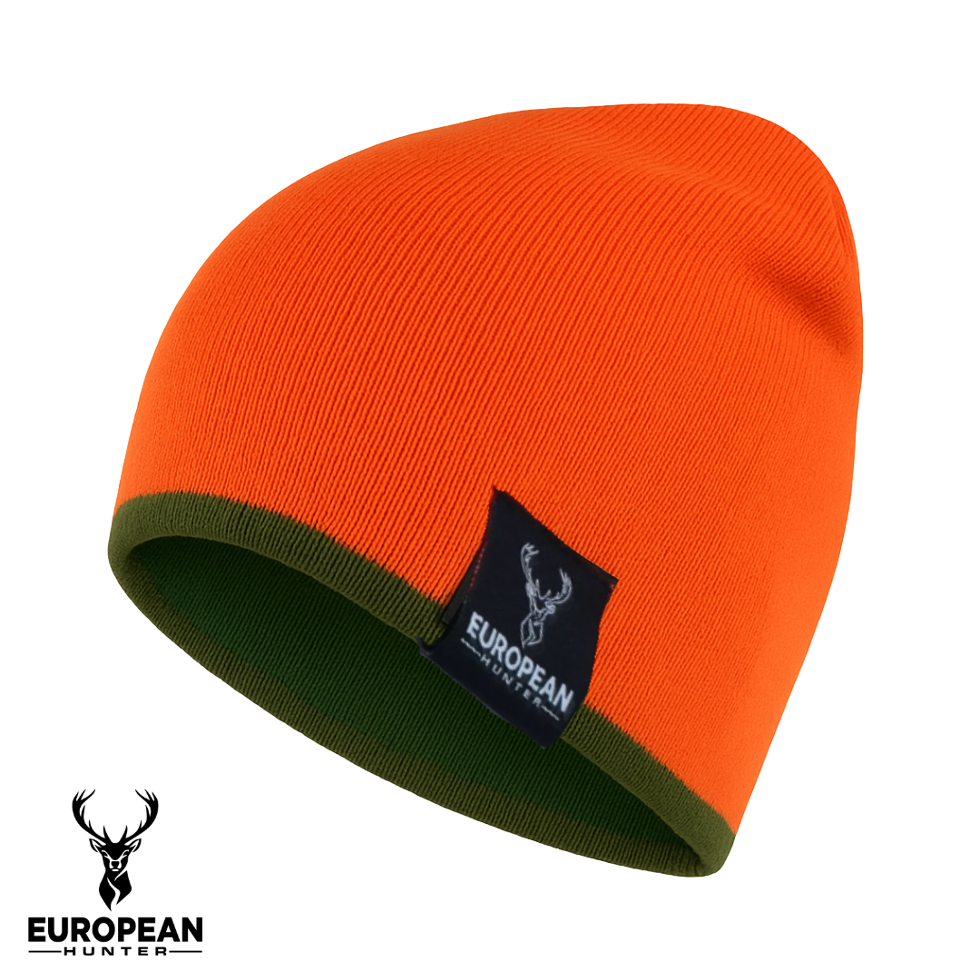 Vendbar lue – Orange/Grønn – European hunter
