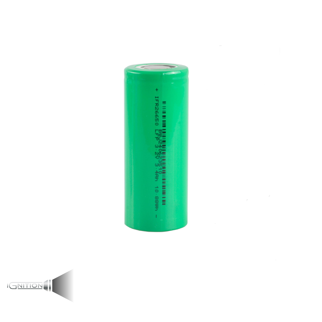 26650 Batteri 5000mAh (1 stk) – Ignition