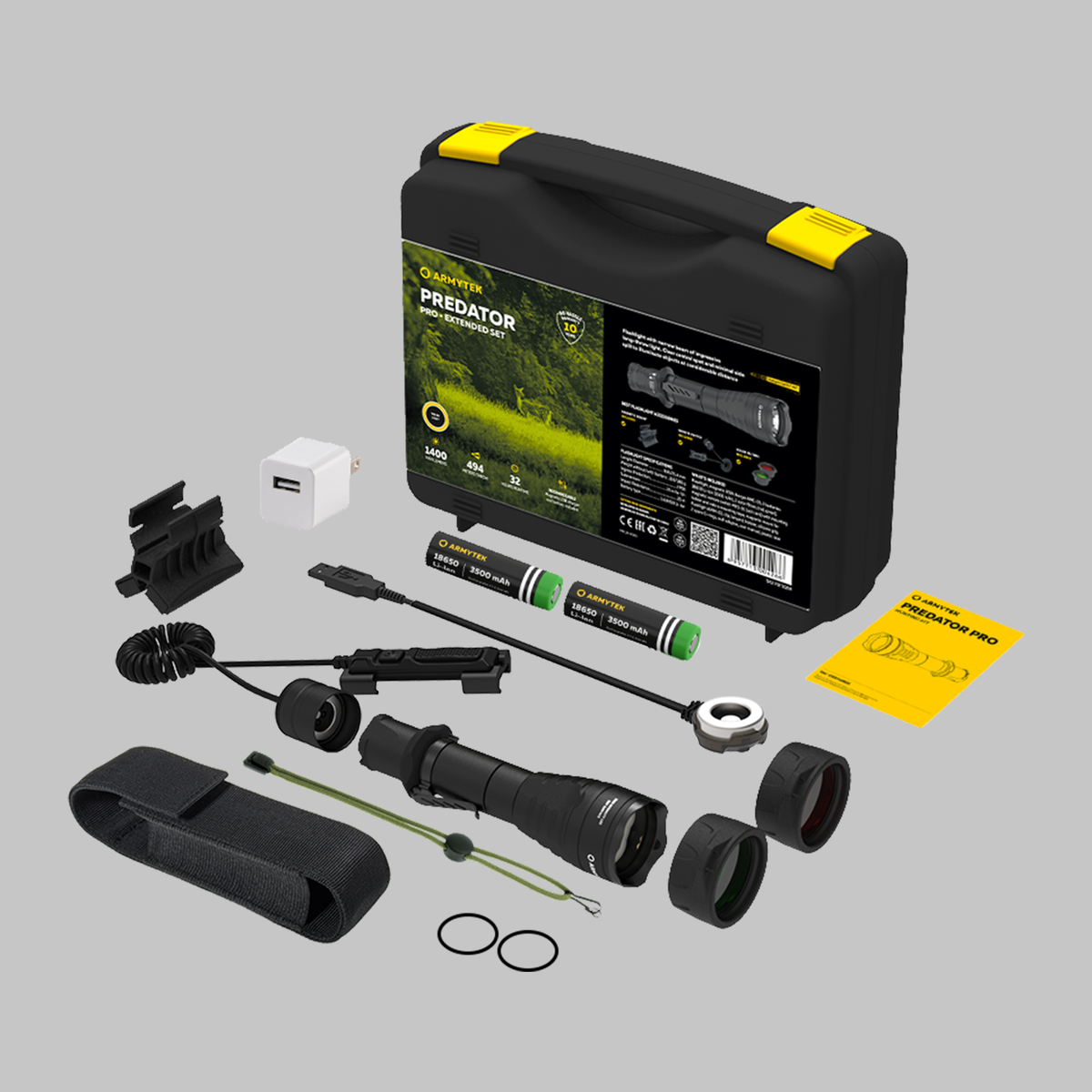 Predator Pro Utvidet Sett – Armytek