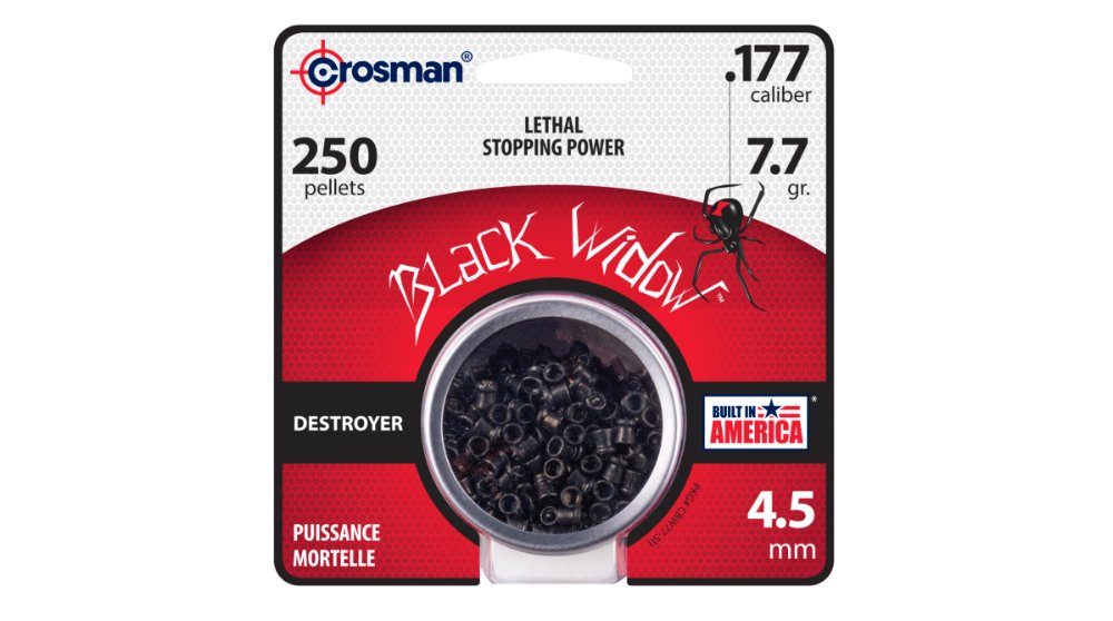 Black Widow Hagl 4,5MM 0,50 g (250 stk. boks) – Crosman