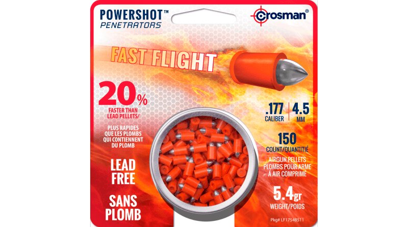 FastFlight Blyfrie Hagl 4,5MM 0,35g (150stk Dåse) – Crosman