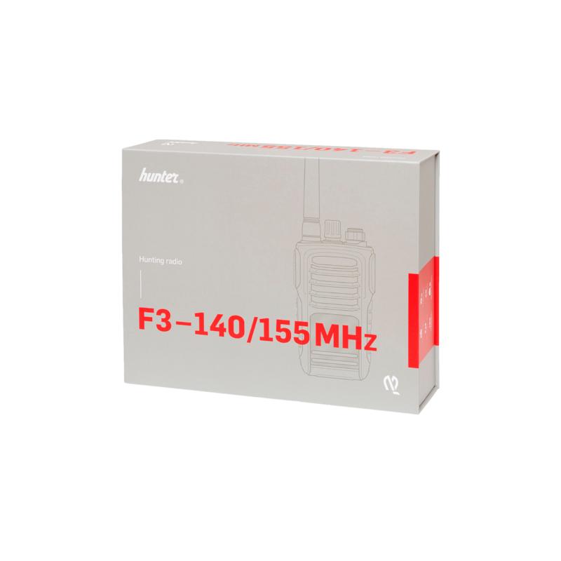 F3 Jaktradio Sett Inkl. Skogantenne Og Mini-Headset – Hunter