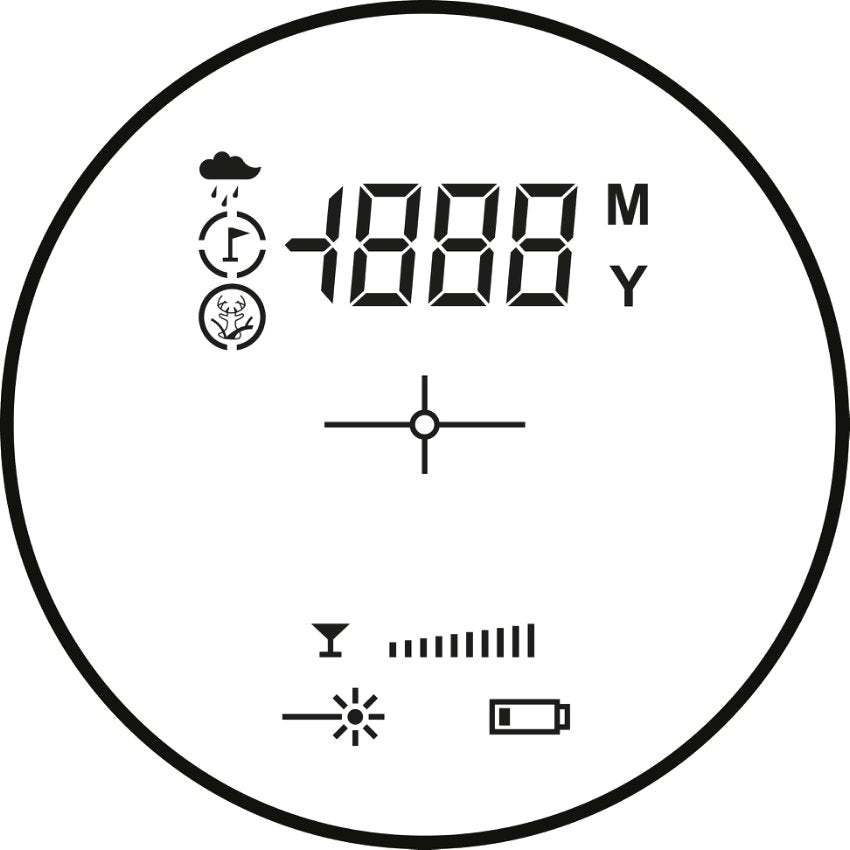 Range Finder Avstandsmåler - 400m LCD – Hawke