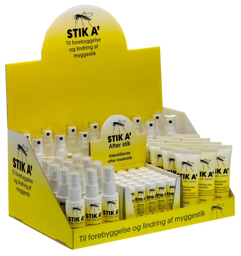 Borddisplay med Stik A – SKINoCARE