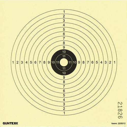 Skivesett 14x14 1–12 (25 stk) – Guntex