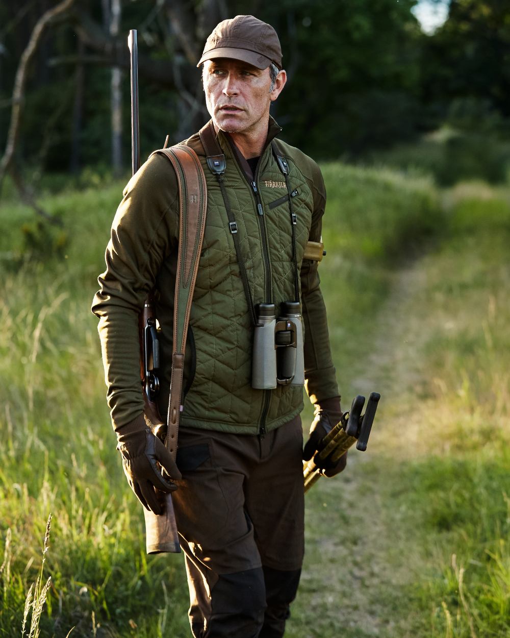Riflefutteral kanvas/lær Green – Härkila