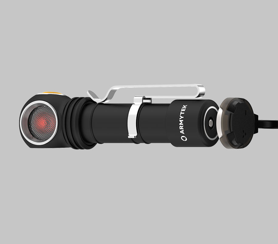 Armytek Wizard C2 WR Magnet USB – Hvit & Rød – 1100 lm & 230 lm – Armytek