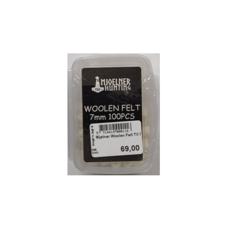 Woolen felt for 7mm. 100pcs