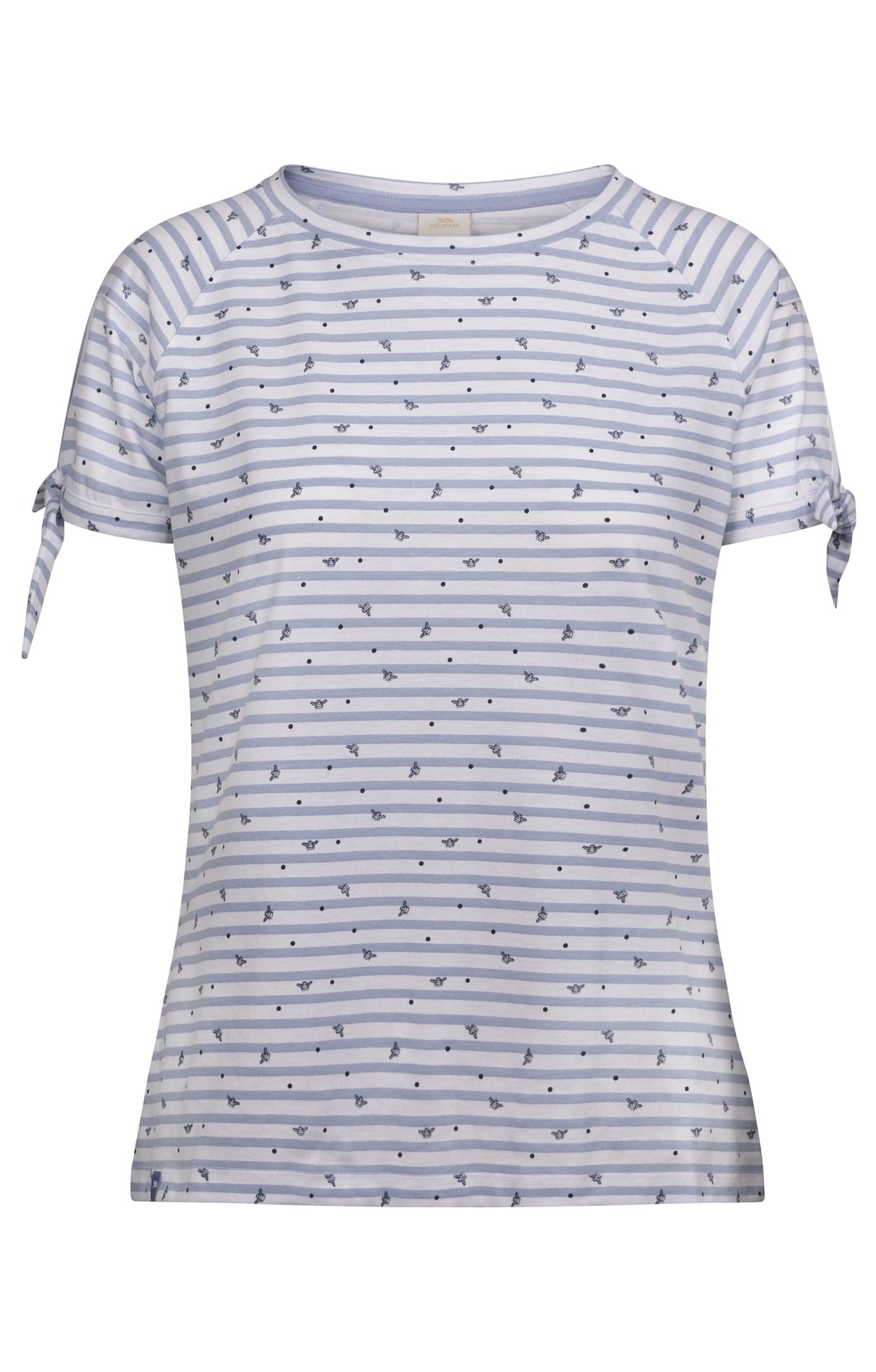 Penelope - Cool Blue Stripe Bee Print - Trespass