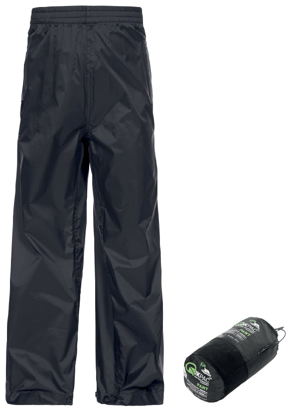 Str. XXS - Qikpac Pant - Svart - Ombyttingsvare – Trespass