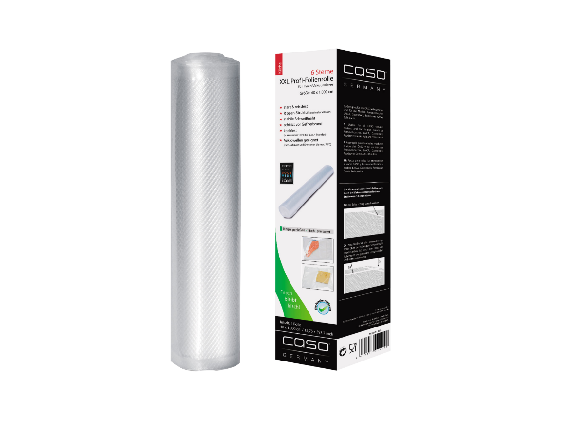 Folierull 40x1000cm 1Stk - 150 my – Caso