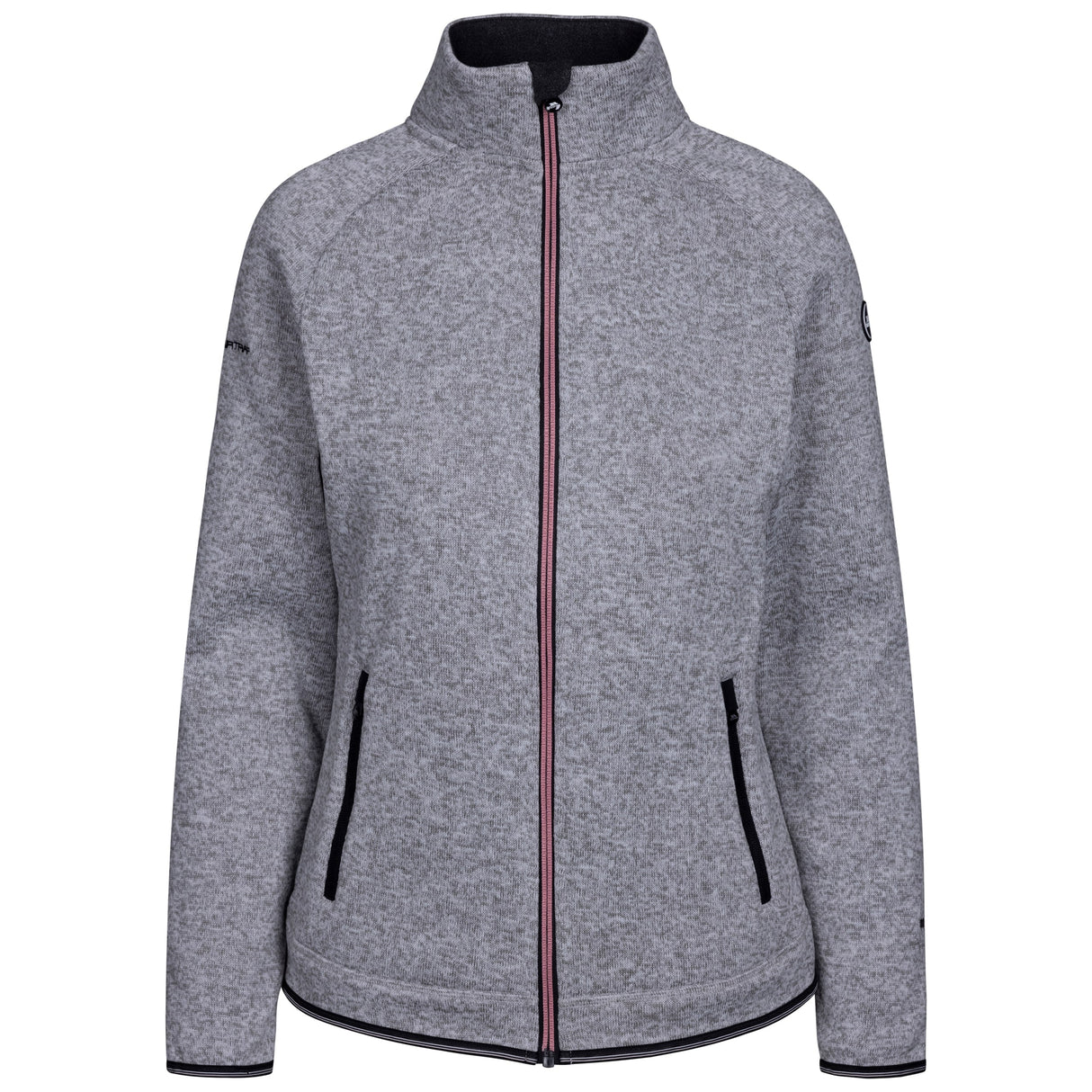 Toddy- Female Fleece Jacket at200 - Grey Marl - Trespass