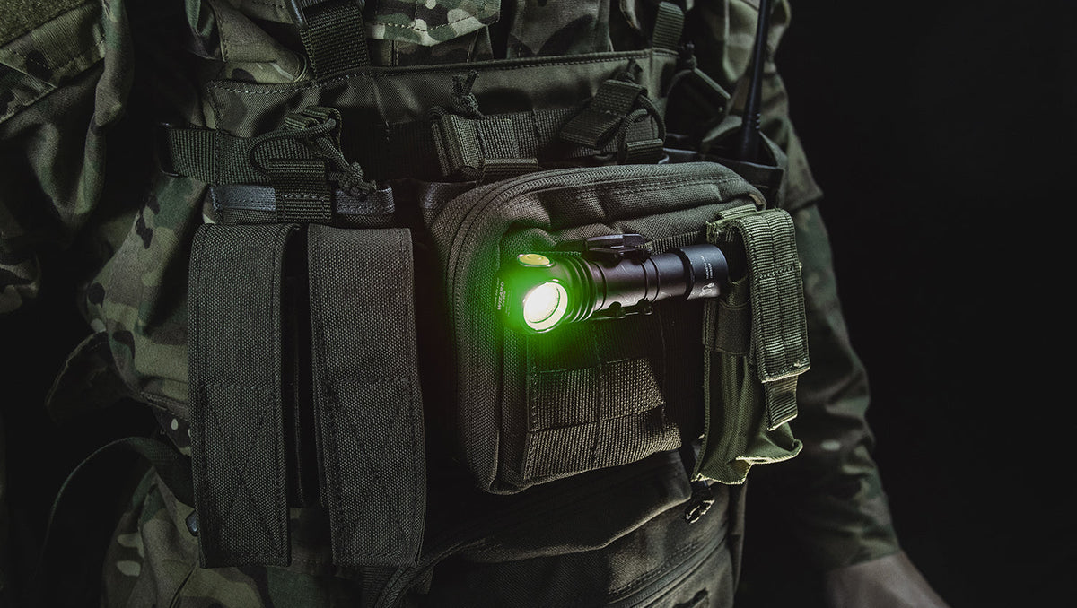 Armytek Wizard C2 WG Magnet USB – Hvit & Grønn – 1100 lm & 400 lm – Armytek