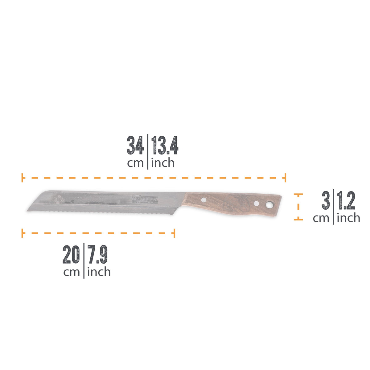 Brødkniv 20 cm – Petromax
