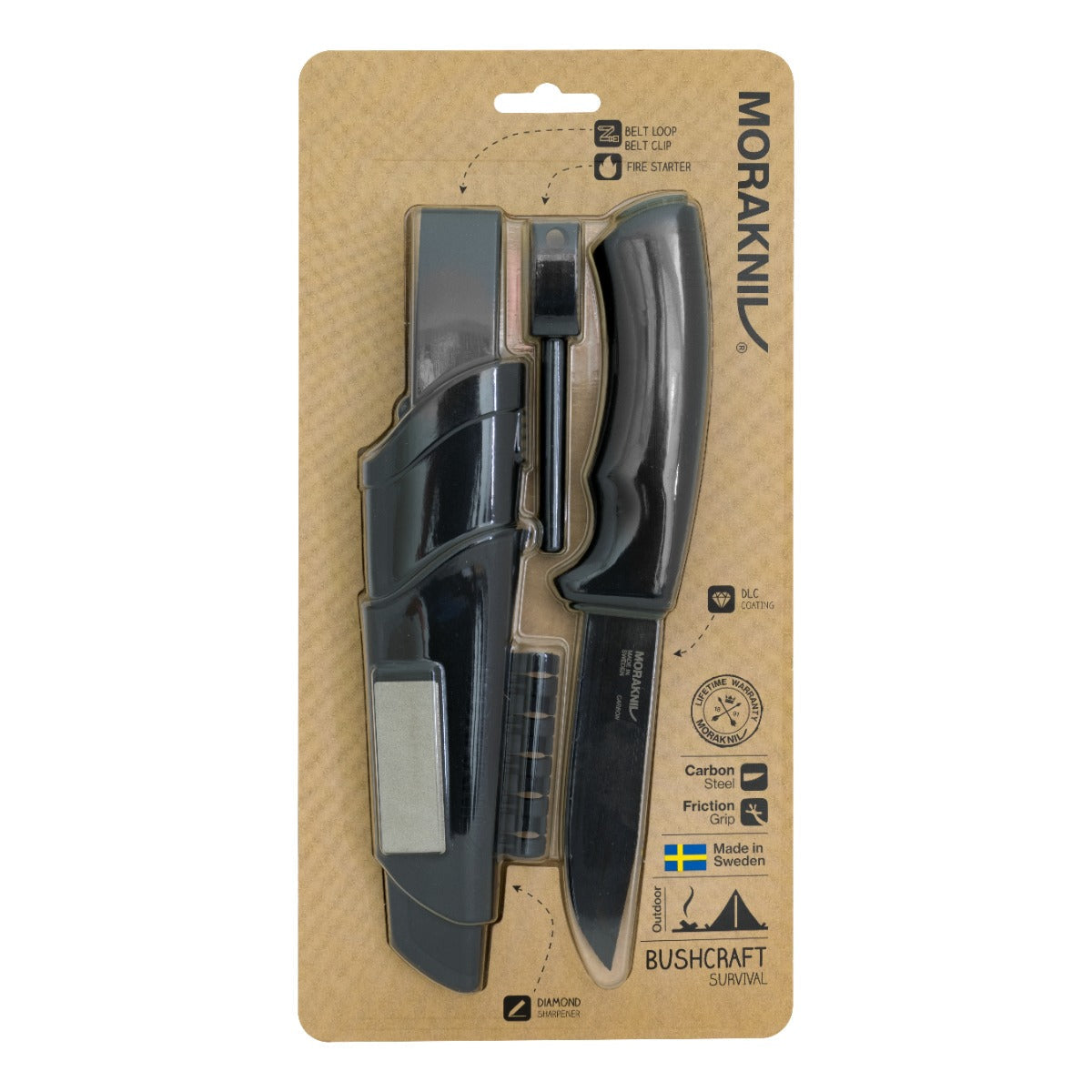 Bushcraft Survival BlackBlade (C) Svart – Morakniv