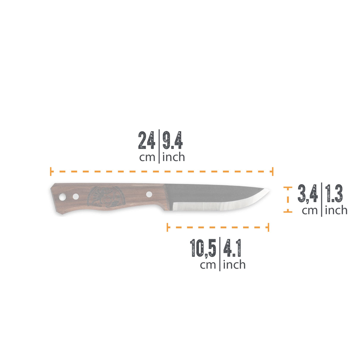 Bushcraft-kniv 10,5 cm – Petromax