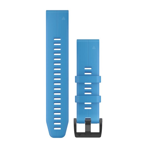 QuickFit® 22 Klokkereim, Cyan Blue Silikon – Garmin