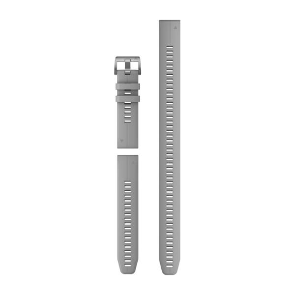 QuickFit® 22 remme, Powder Grey silikone (Dykkersett med 3 dele)