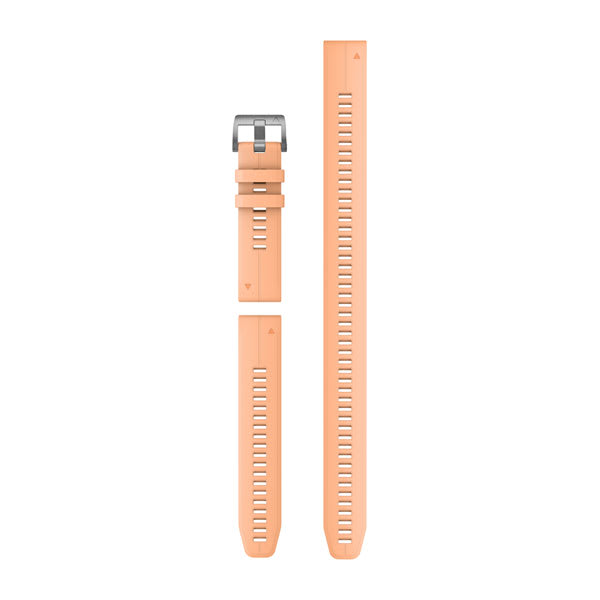 QuickFit® 22 remme, Silikone i Shell Pink (Dykkersett med 3 dele)