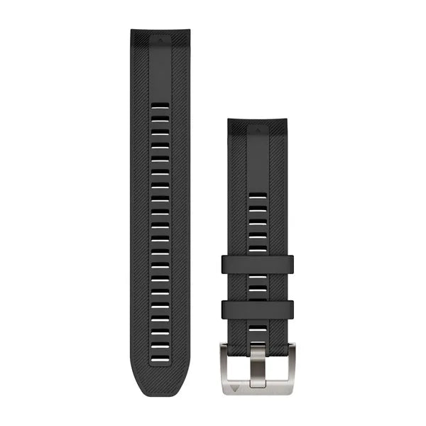 QuickFit® 22 urremme, Sort silikonerem